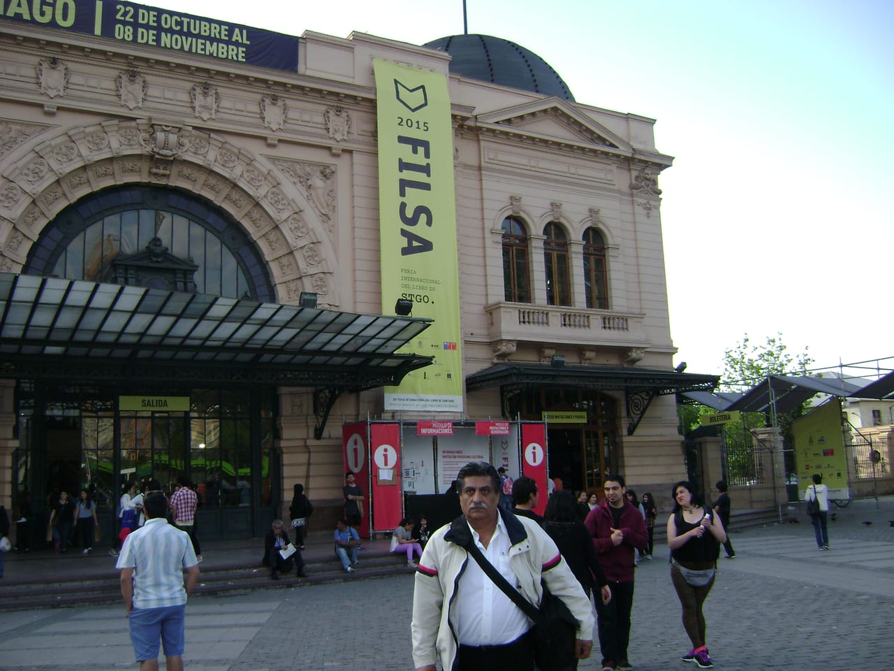 Los tambores de Doménico Modugno, Feria del Libro de Santiago 2015